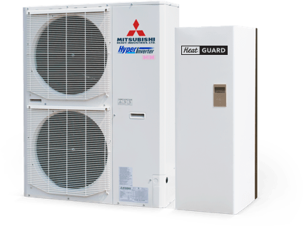 Тепловой насос Mitsubishi Heavy HeartGuard FDC 125 VNX/140H1 на 14кВт, Воздух-Вода
