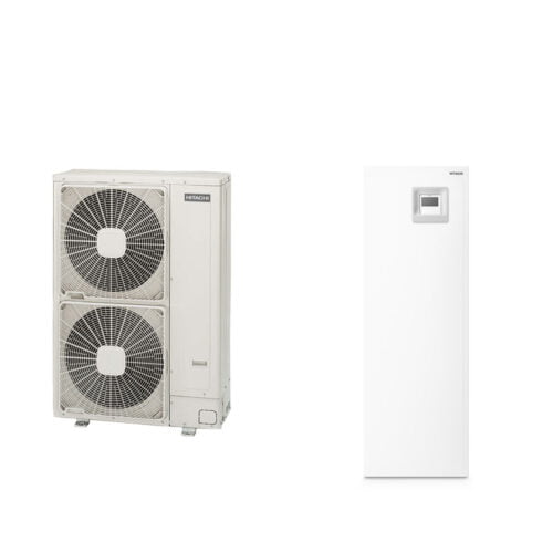 Тепловой насос HITACHI Yutaki S COMBI RWD-5.0NW1E-220S/RAS-5WHVNPE на 14 кВт