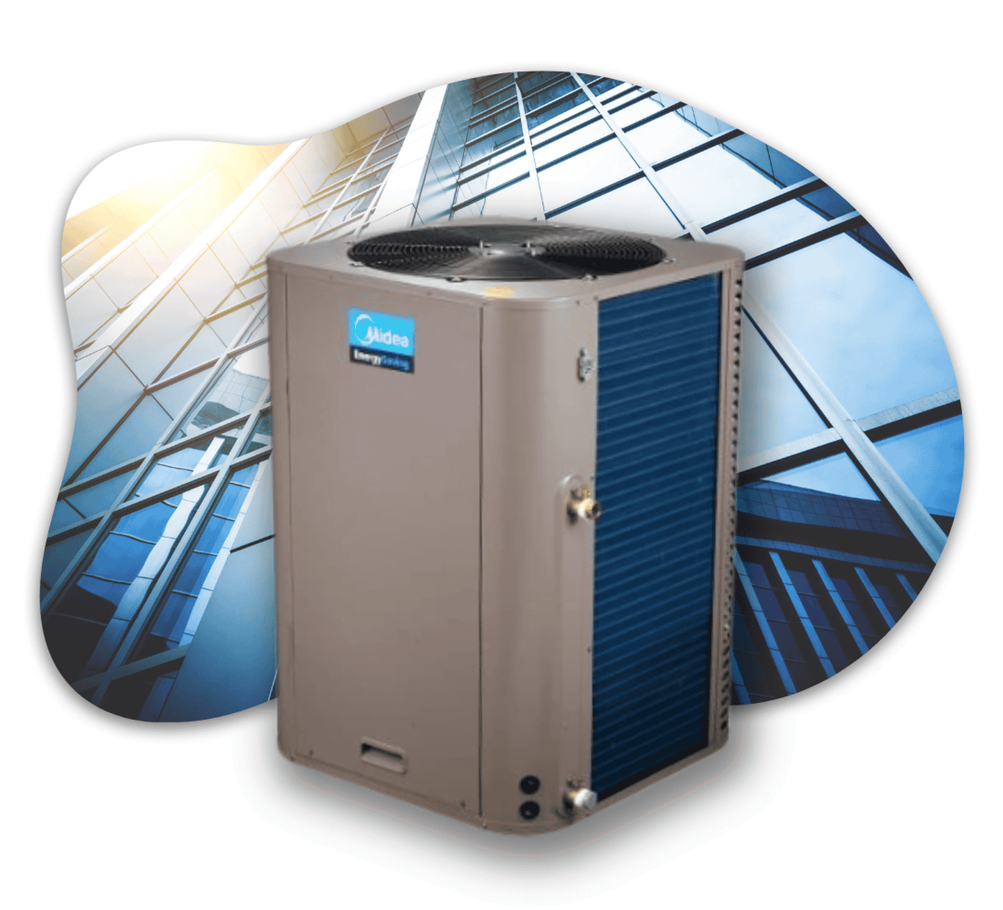 Тепловой насос Midea M-Thermal RSJ-200ZN1-540V1 на 20.4 кВт, моноблок воздух-вода