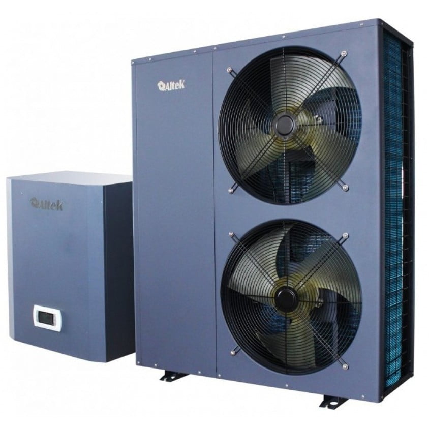 Інверторний тепловий насос Altek PRO 16 split EVI на 220В, 16,8кВт