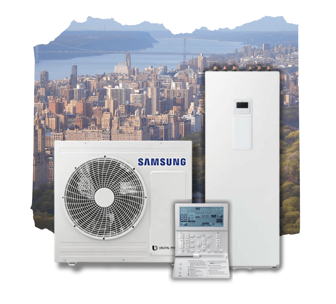Тепловой насос Samsung ClimateHub TDM Plus с напольным гидромодулем AE066MXTPEH / AE260TNWTEH 7 кВт 220В