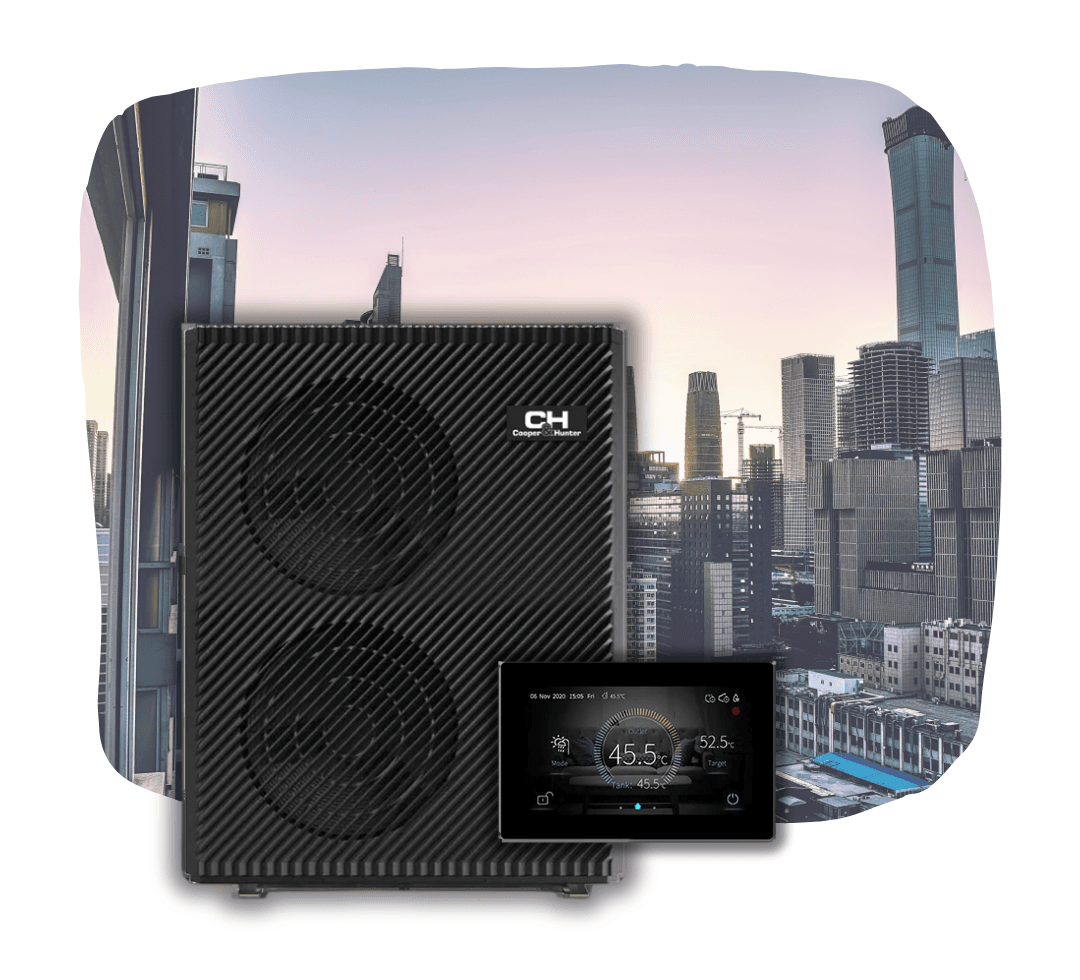 Тепловой насос Cooper&Hunter CH-HP23UIMPRM-P на 23 кВт, PREMIUM серии, до -25°C