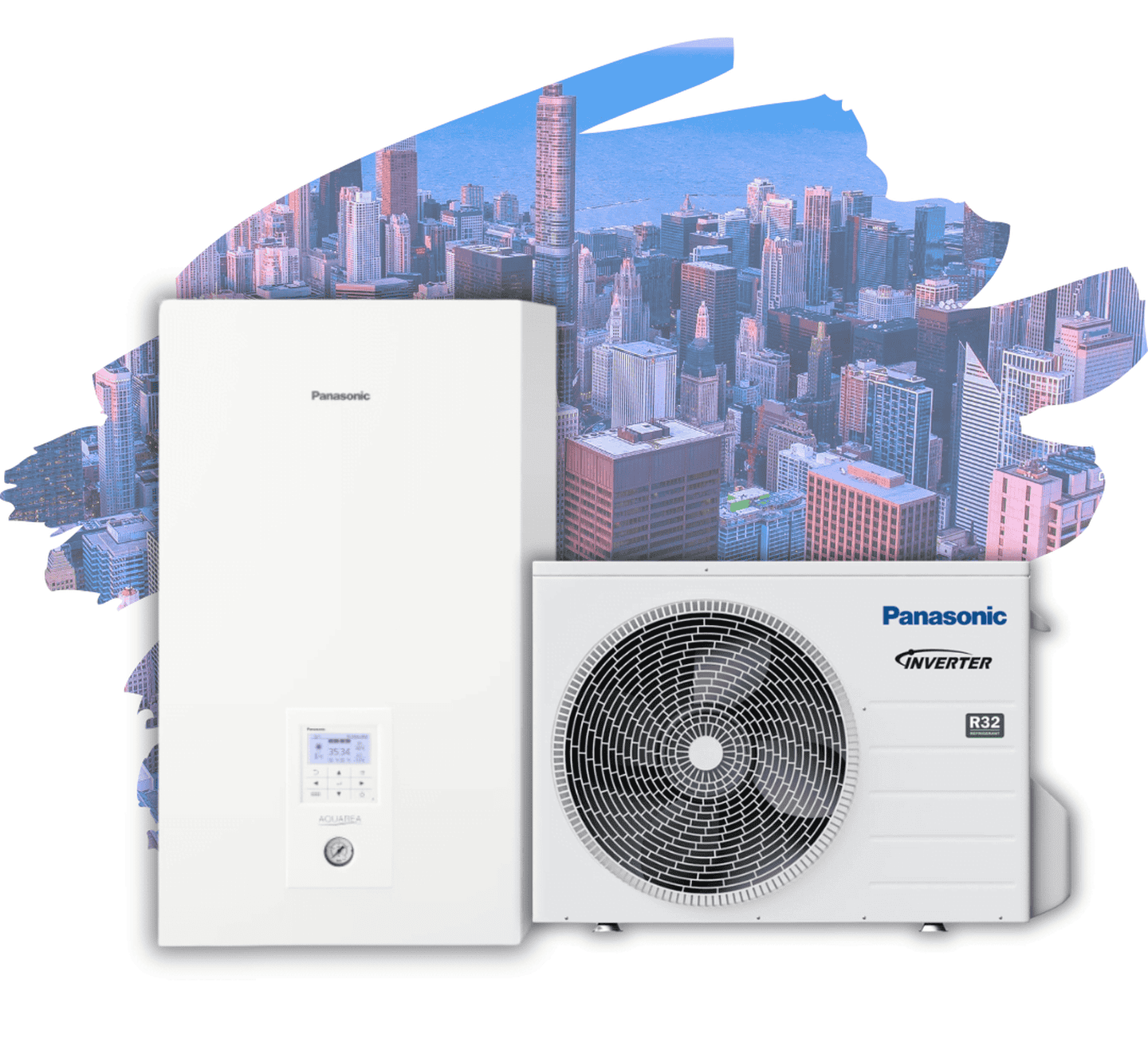 Тепловий насос Panasonic High Performance J KIT-WC03J3E5 (WH-UD03JE5/WH-SDC0305J3E5) на 3 кВт, до 30 м²