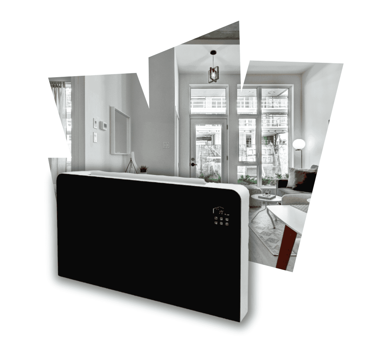 Підлоговий консольний фанкойл Cooper&Hunter CH-FK44SBK2 4,35 кВт до 45 м², чорний