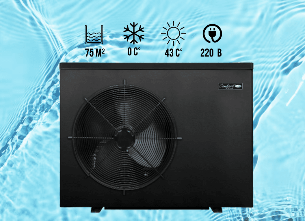 Инверторный тепловой насос Fairland BPNR17 (16 кВт), 220 В для бассейнов до 75 м³