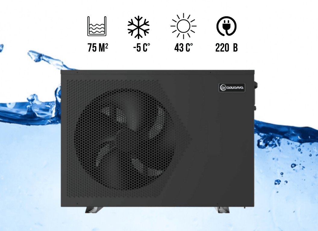 Тепловой насос для бассейна Aquaviva Model 16 ON/OFF (16,2 кВт), 220 В, обьем бассейна до 75 м³