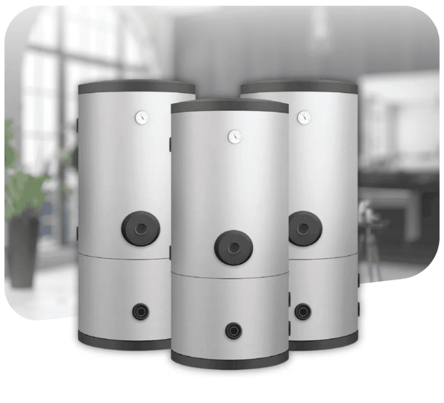 Комбінований бак Mycond МТ 100/200 НР (ГВП+буферний бак) на 300 літрів (200л+100л)