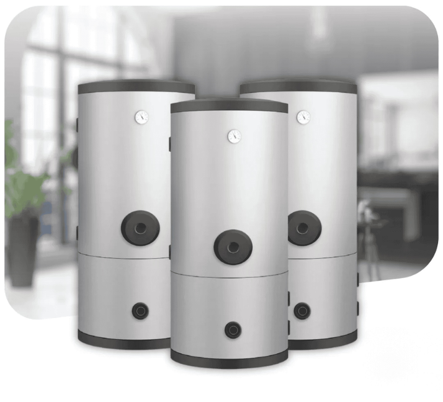 Комбінований бак Mycond МТ 100/300 НР (ГВП+буферний бак) на 400 літрів (300л+100л)