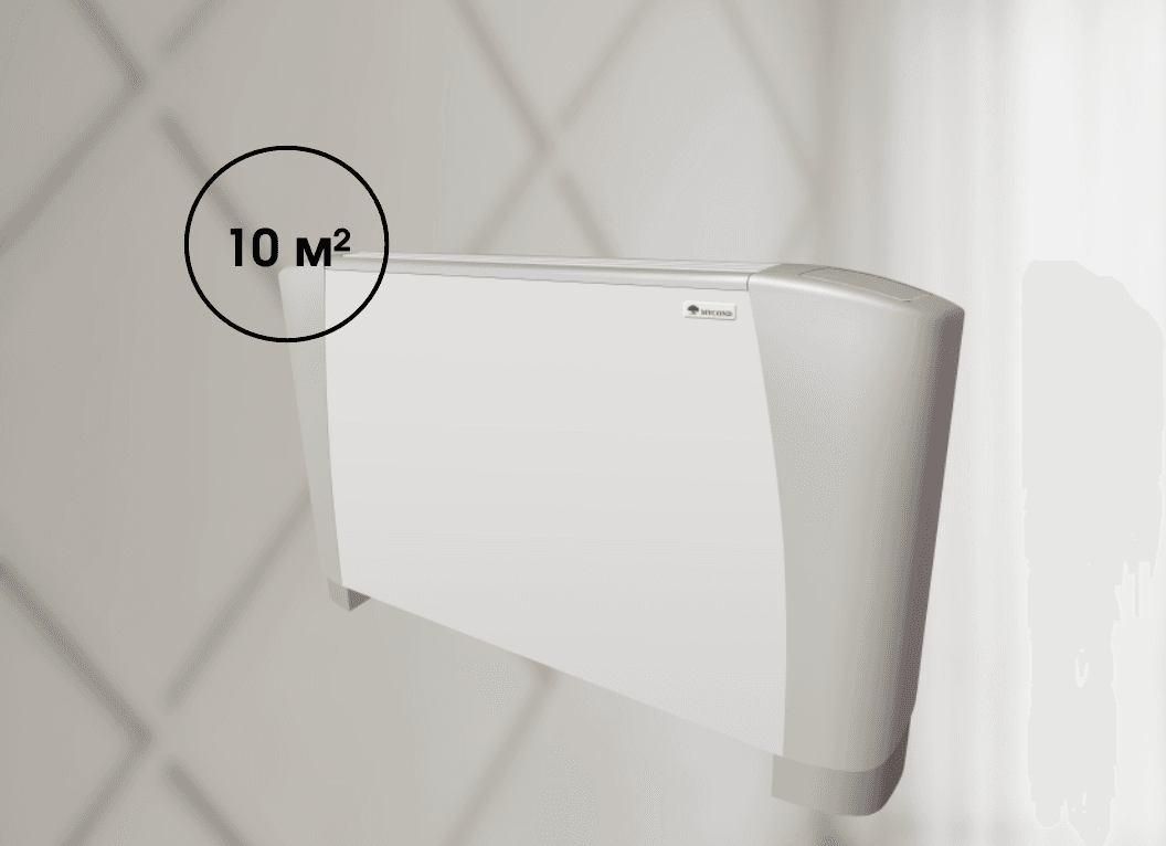 Универсальный фанкойл Mycond SEC/F 1,3 (1 кВт), 50 Па площадь до 10 м²