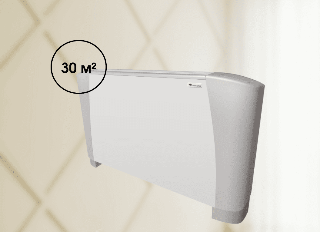 Универсальный фанкойл Mycond SEC/F 5.3 (3,58 кВт), 50 Па площадь до 30 м²
