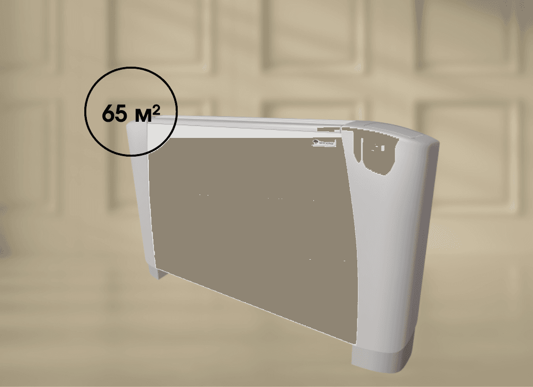 Универсальный фанкойл Mycond SEC/F 9.4 (7,42 кВт), 50 Па площадь до 65 м² (4-рядный)