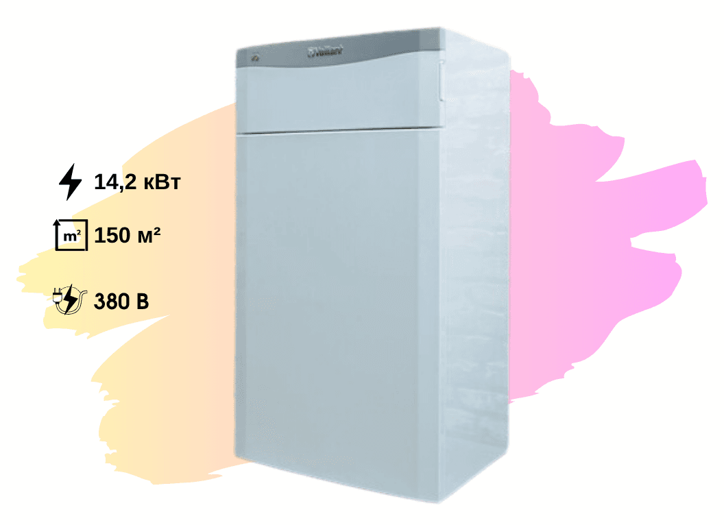 Тепловий насос геотермальний Vaillant flexoTHERM exclusive VWF 157/4 вода-вода (грунтовий) 14,5 кВт, 380V