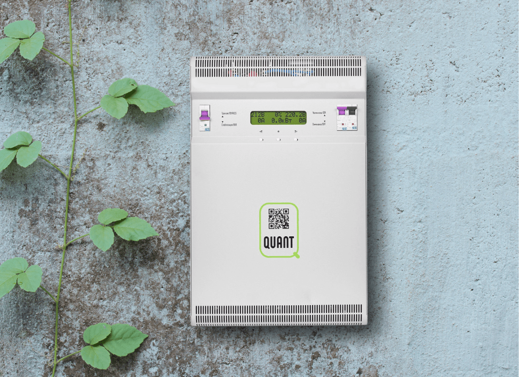 Стабилизатор напряжения Quant-18 инверторный, настенный, мощность 17600 Вт (Квант 18 кВт)