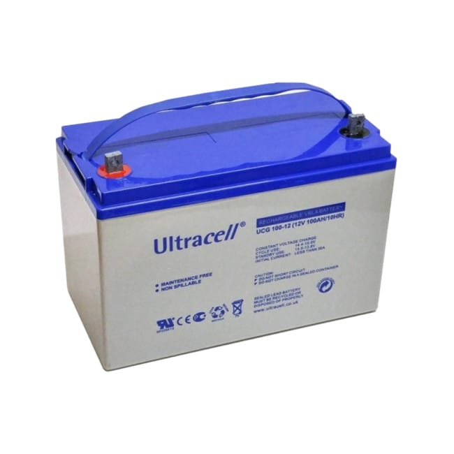 Акумулятор ULTRACELL UCG100-12 GEL 12V 100 Ah, гелева батарея для ДБЖ, для побутової техніки