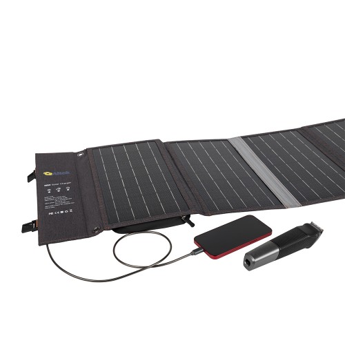 Сонячна панель ALTEK ALT-36 портативна, розкладна, джерело живлення для аккумуряторів, зарядних станцій