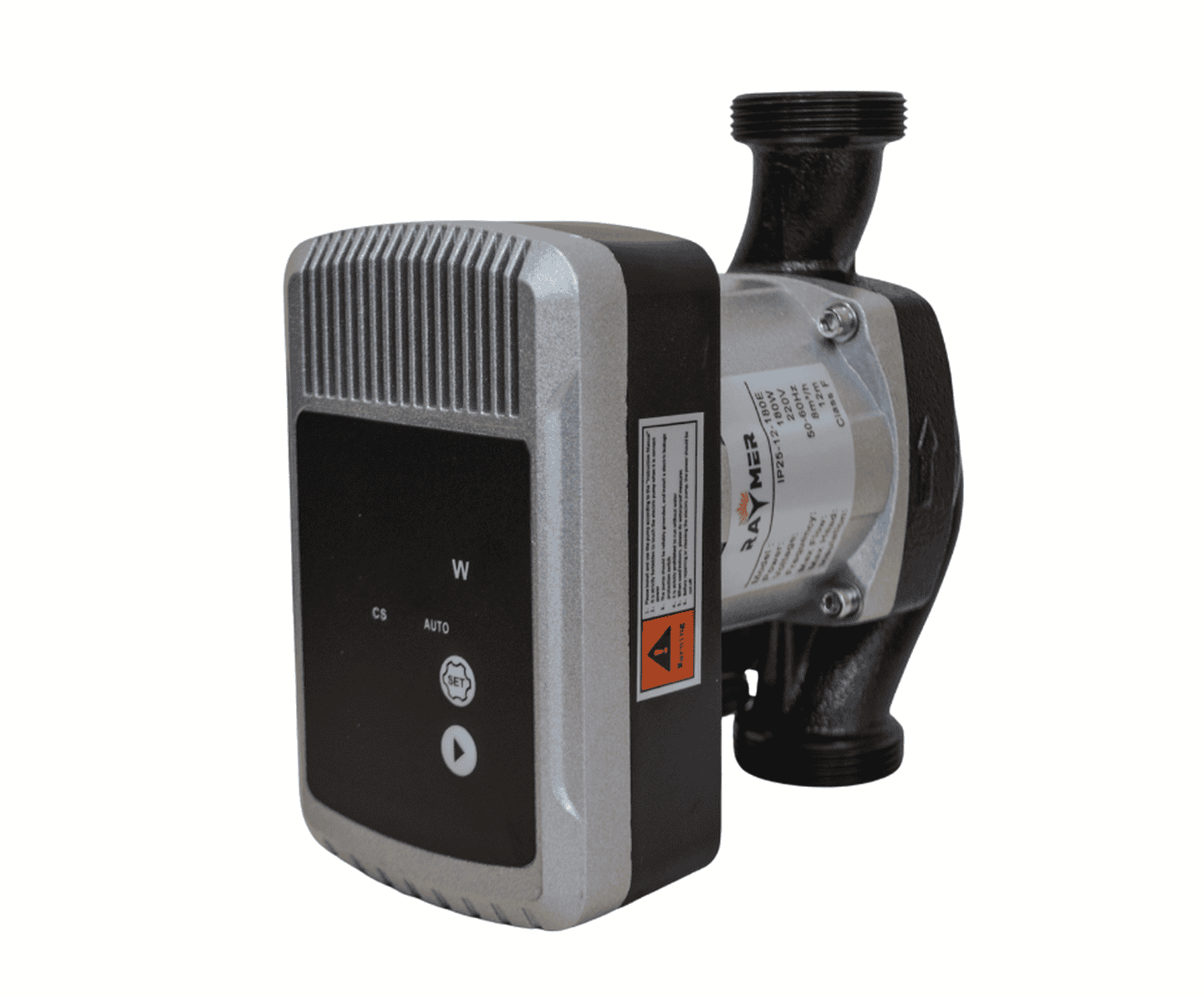 Циркуляційний насос Raymer IP-25-12-180E інверторний 180 Вт, продуктивність до 8 м³/год