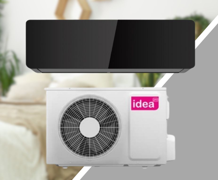 Кондиціонер IDEA PRO серія ART IPA-09HRART-FN8 BLACK 2,5 кВт, інвертор до -20°C, до 25 м²