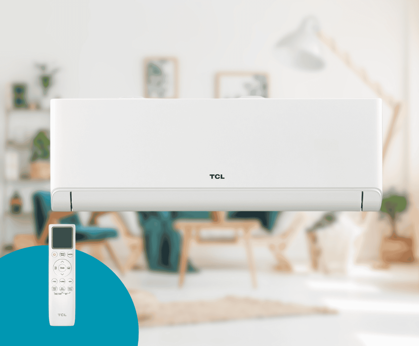 Настенный блок мультисплит-системы TCL Free Match FMA-09CHSD/TPH11I, 2,64 кВт, встроенный WI-FI, площадь до 25 м²