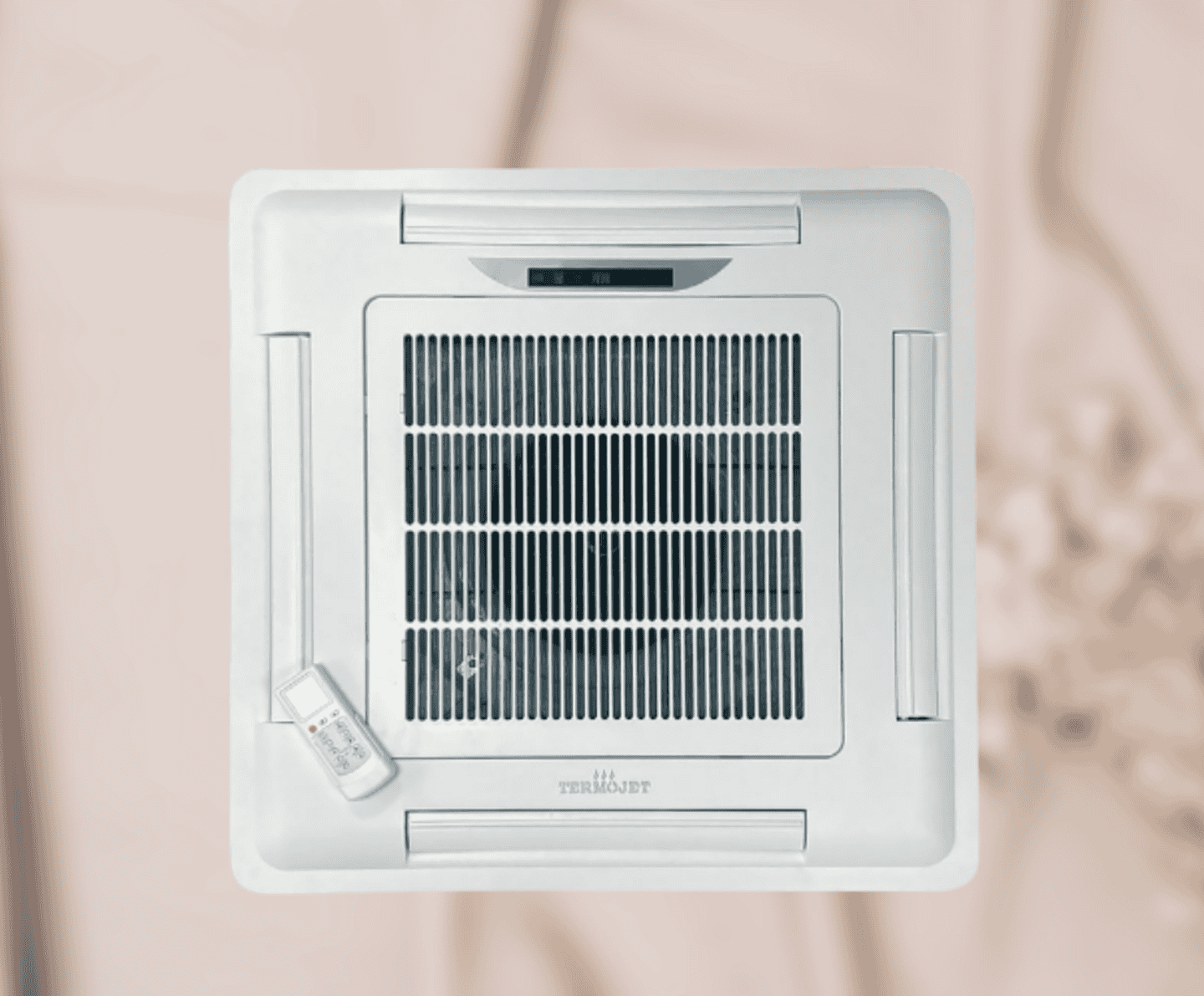 Касетний фанкойл Termojet FP-102С серія Cassette 5,57 кВт, 220 В, до 60 м², двотрубний