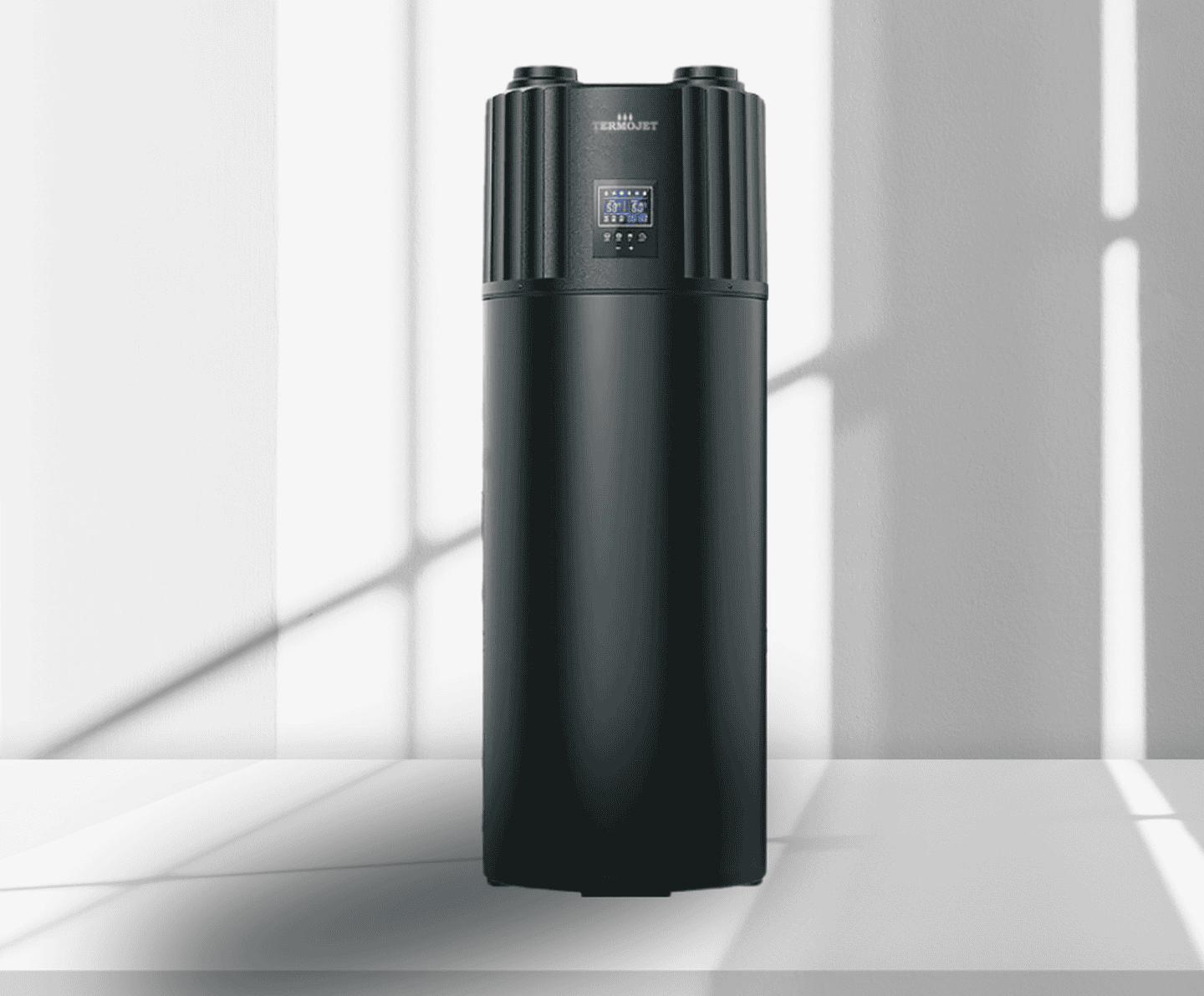 Тепловий насос Termojet серія Hot Spot 20HWR2-200L з вбудованим баком ГВП 200 л, до -7°/+43°С, на 1,8 кВт, 220В