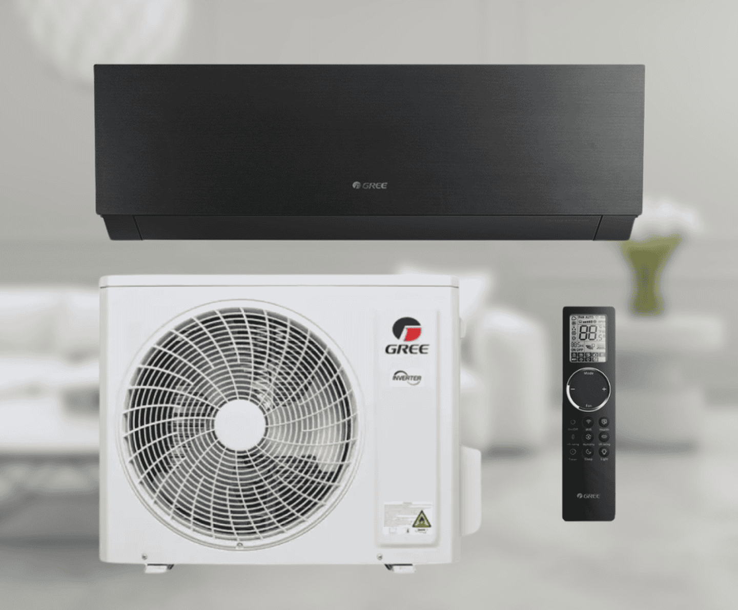 Кондиціонер GREE Clivia GWH24AUDXF-K6DNA1A, інверторний, 7,1 кВт, до 60-70 кв.м, робота при -25/+50°C, 220 В