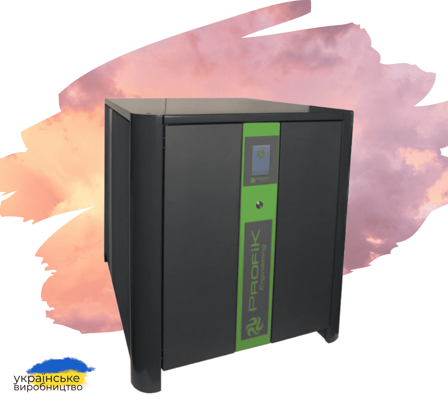 Тепловой насос геотермальный ProfiK-GEO Cube 11 на 12,7 кВт ON/OFF, грунтовый насос вода-вода под скважину до 110-220 м² (только отопление), 380В